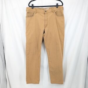 3/$20 Carhartt Men's Khaki Chinos Relaxed Fit Size 38 X 32 Rugged